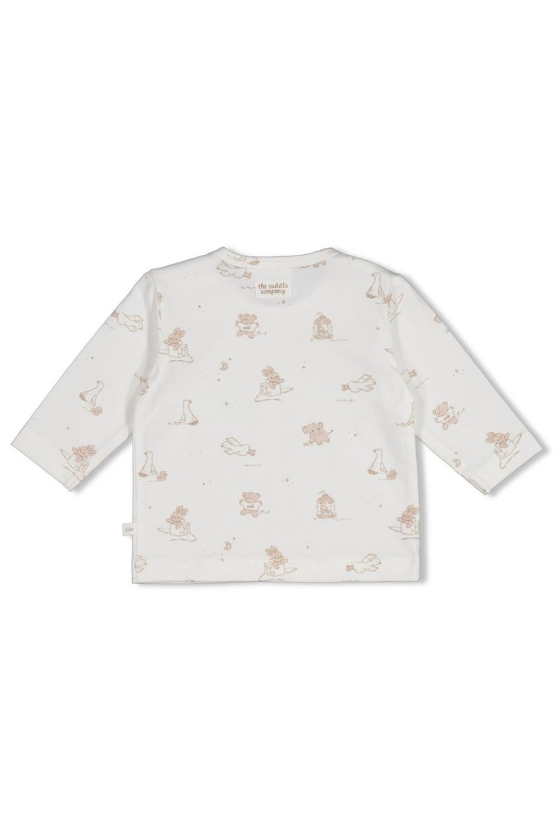 Feetje Longsleeve AOP The Cuddle Company Offwhite, babylongsleeve met all-over print